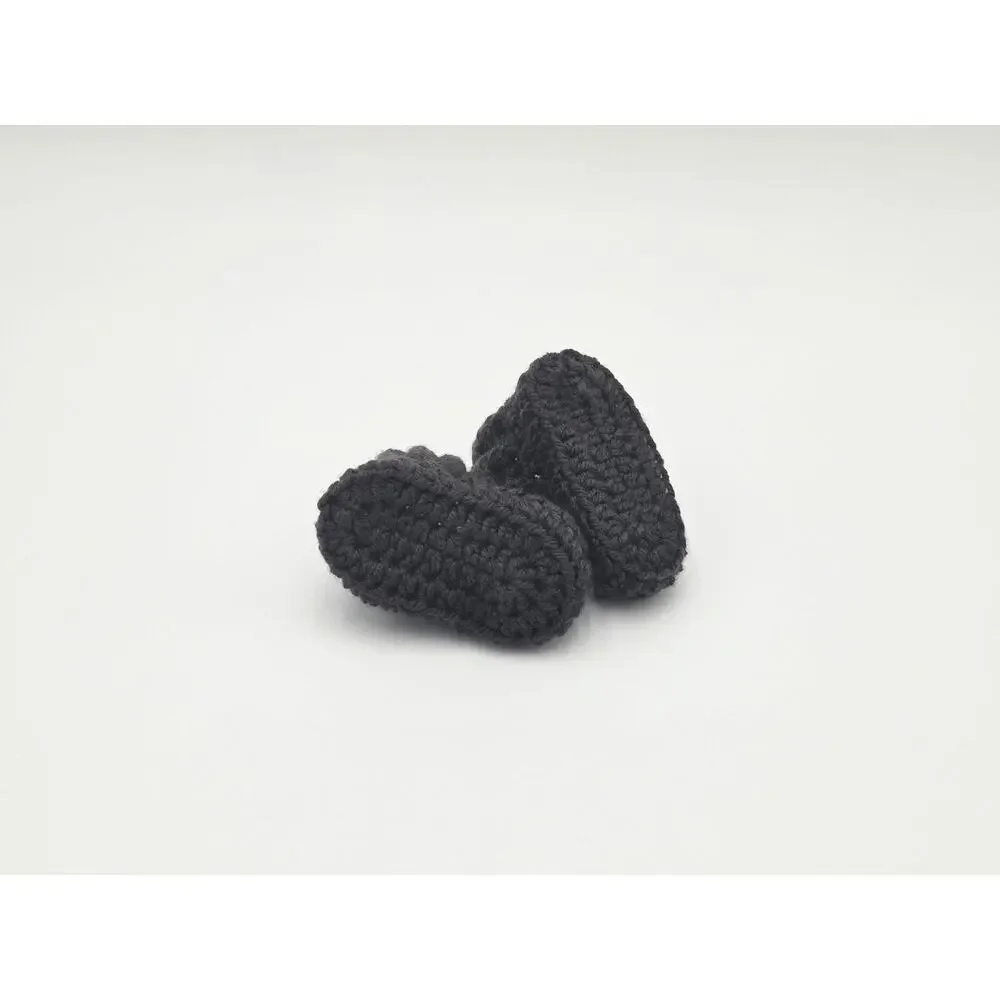 Crocheted Baby Booties – Newborn Shoes, Infant Gift, Neutral Baby Shower